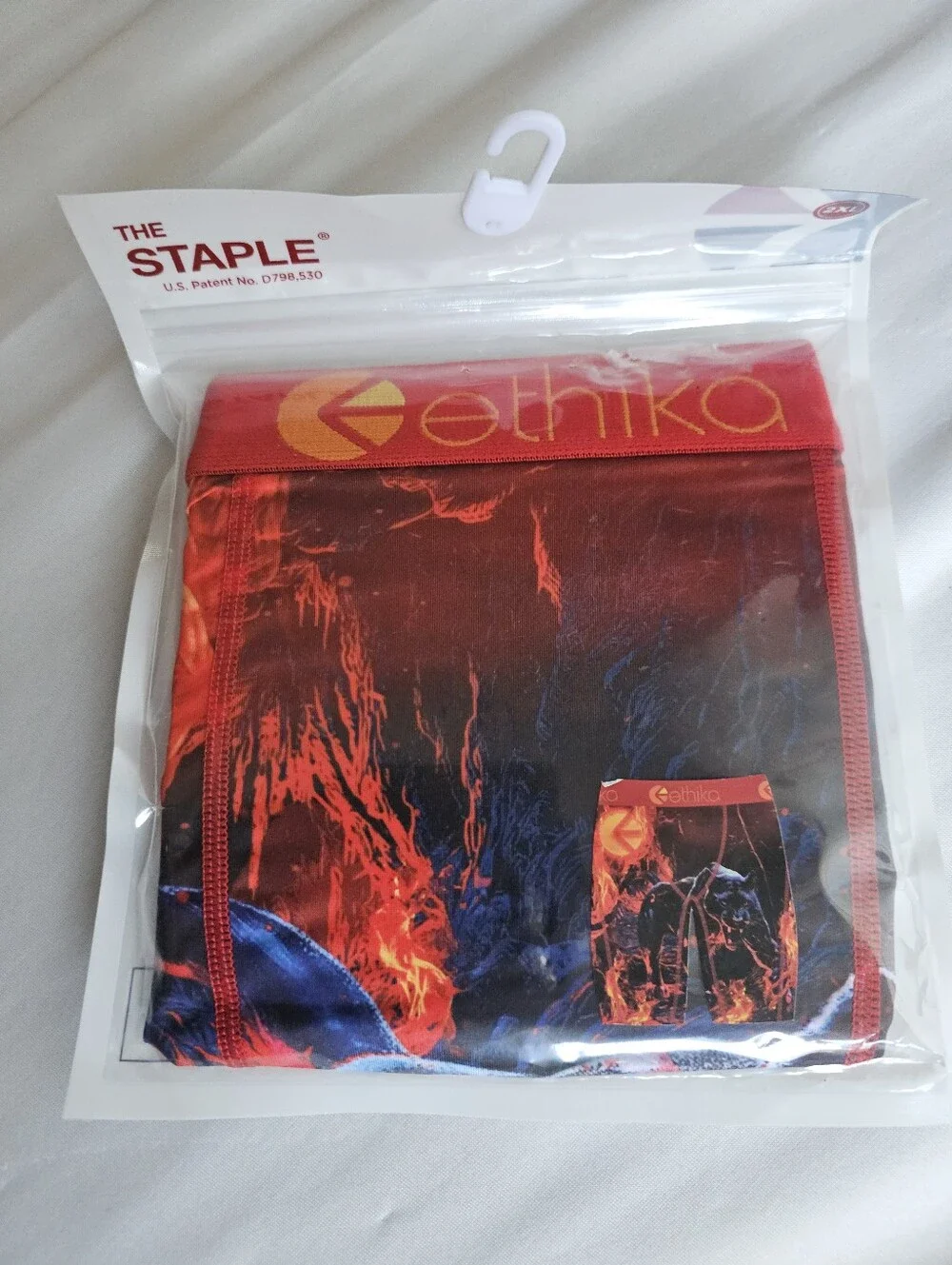Ethika The Staple Boxer Briefs - Fire & Panther Graphic - Size 2XL (NWT)